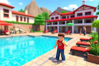build a custom roblox map, game map, environment and terrain in roblox studio