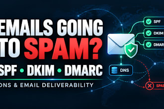 fix spf dkim dmarc and email deliverability issues
