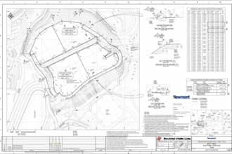 draw construction site plans, property lines, boundaries  topographic surveys