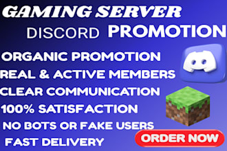 promote your minecraft, fivem, roblox and gaming community
