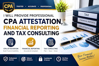 provide professional CPA attestation, financial reporting and tax consulting