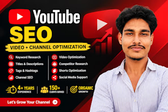 boost your youtube channel views with professional video SEO
