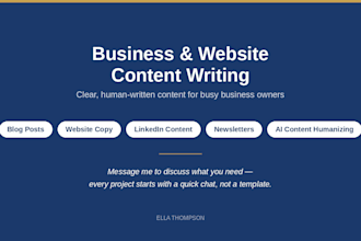 humanise your blog, website, and linkedin content