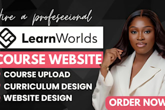 setup learnworlds online course, curriculum, learnworlds website, course upload