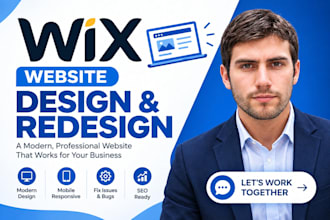 design wix website redesign wix website fix wix website issue wix website design