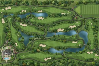 design custom golf course for clubs, resorts and tournaments