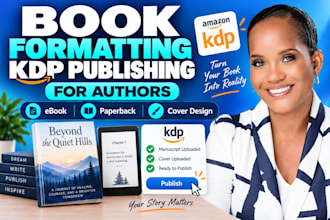 do amazon KDP book formatting kindle book publishing paperback design amazon SEO
