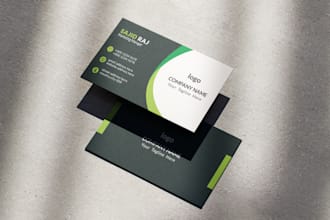design a professional modern business card