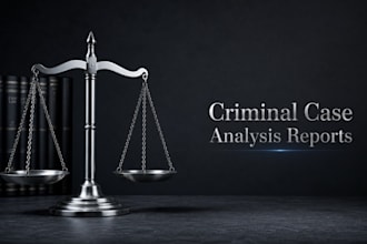 draft a comprehensive criminal case analysis report