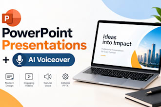create professional powerpoint or video presentations