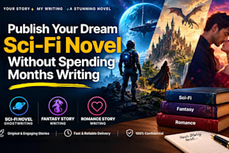 do sci fi fantasy romance dark fantasy science fiction ebook ghostwriting