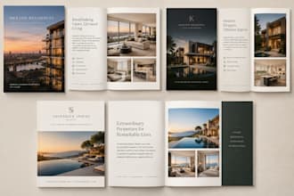 design luxury real estate brochure professional brochure for business