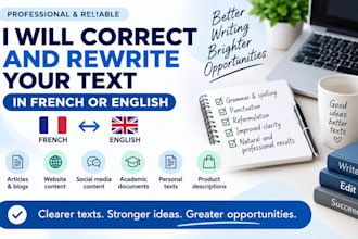 je vais corriger et reformuler votre texte