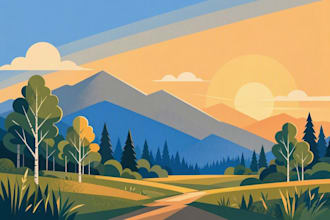make creative vector artwork and digital illustrations