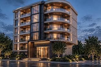 create photorealistic 3d exterior renders