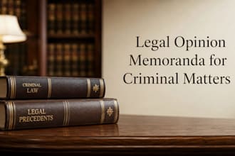 write a precise legal opinion memorandum for criminal matters
