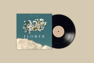 design a spotify single cover or album cover for your music