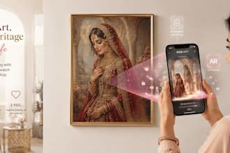 create an interactive ar experience for bridal wedding photos