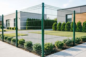 design farm fencing, wire mesh, sport field and security fence with cad drawings