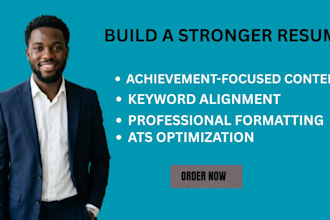 write an ats optimized resume with keywords and achievements