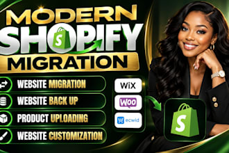 migrate wix to shopify transfer wix ecwid woocommerce to shopify migration