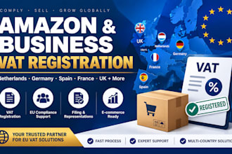 do amazon vat registration for netherlands ireland sweden, germany, and business