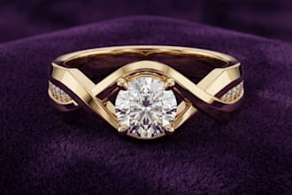 do jewelry cad design and 3d jewelry cad design for 3d printing and rendering