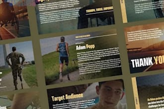 create a film pitch deck, business plan and look book
