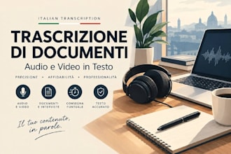 accurate italian audio and video transcription