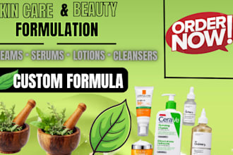 create professional skincare formulation with ingredient percentages