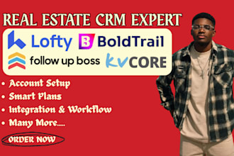 setup lofty crm kvcore boldtrail follow up boss lofty crm real estate crm