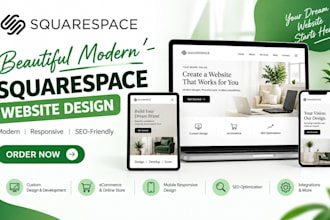 create a beutiful and professional squarespace website