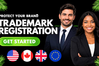 perform trademark registration and trademark search