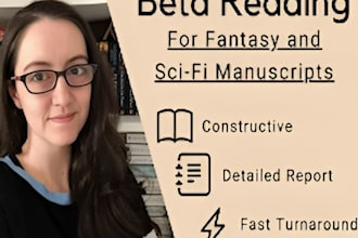 beta read and critique your novel or short story