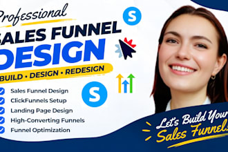 build clickfunnel landing page gohighlevel automation, website in click funnel