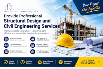 provide professional structural design and civil engineering services