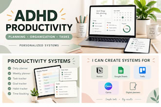 create an adhd friendly productivity and planning system