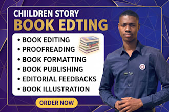 edit and proofread your children storybook or picture book professionally