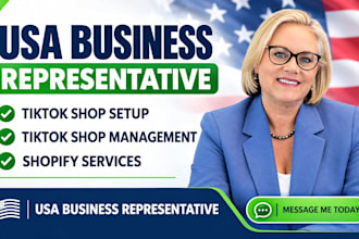 be your US tik tok shop business representative