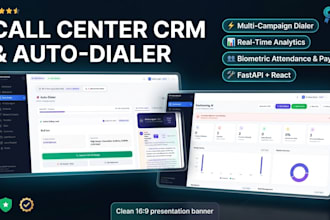 build a custom call center CRM with auto dialer and lead management