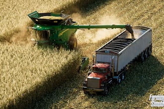 custom realistic farming simulator ready for game
