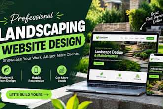 do landscaping website, lawn care website, landscape contractor, garden website