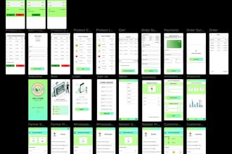 design a professional mobile app UI in figma