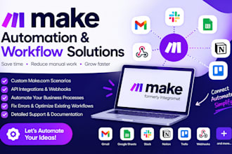 fix make com, made com, make com automation, make ai automation, make com expert
