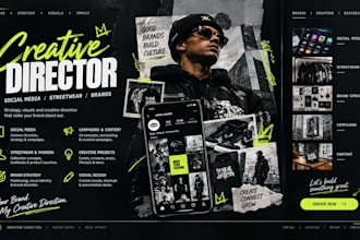 be your creative director for social and streetwear