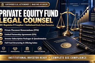 prepare investor ready pe fund legal documents and lpa