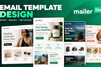 design editable mailerlite email newsletter template mailerlite email template