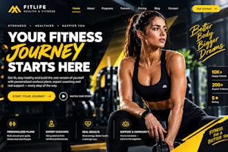 design redesign wix fitness website personal trainer pilates website yoga site