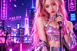 female kpop singer japanese vocalist korean pop songwriter anime song rapper