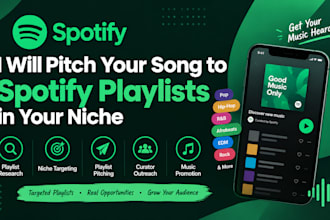 pitch your song to spotify playlists in your niche